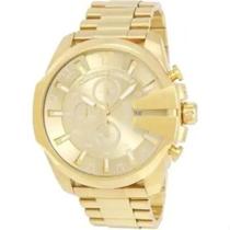 Relógio Diesel Dz4360 Mega Chief Dourado