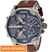 Relógio Diesel Masculino DZ7314 pulseira couro Completo Total
