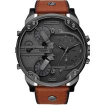 Relógio DIESEL Masculino Mr. Daddy Cronógrafo DZ7413 Couro Original na caixa Original com NFe
