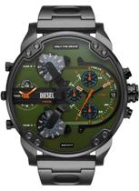 Relógio Diesel Mr Daddy Dz7477 Preto c/Verde LANÇAMENTO - Majestoso Joias e Acessorios