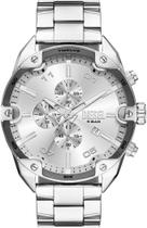 Relógio Diesel Spiked Stainless Chronograph Aço Inox