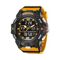 Relógio Digital À Prova d'Água Com Duplo Display WECOOL W-820, Relógio De Quartzo Luminoso Com