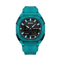 Relógio Digital À Prova D'Água Masculino SANDA 6268 Moda Luz Noturna Multifuncional Esportivo Lazer