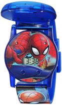 Relógio Digital Accutime Kids Marvel Spider-Man Azul - SPD4493