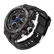 Relógio digital AIMES Military Outdoor Sports para homens azul e preto