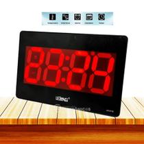 Relógio Digital Alarme Calendário Termômetro Alta Qualidade LE2116 - Lelong