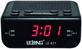 Relógio Digital Am/fm 671 Despertador Alarme Digital Elétrico De Mesa - Envio Rápido