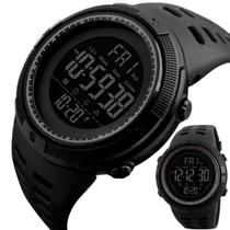 Relógio Digital AnaDigi Masculino Original QUEBEC - Preto e Negativo