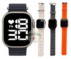Relógio Digital Aprova De Água Unissex Imita o Smartwatch Série 8 - Gehartigos