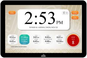 Relógio digital Azan Masjidal 10 com WiFi e tela sensível ao toque Relógio digital Azan Masjidal 10 com WiFi e tela sensível ao toque