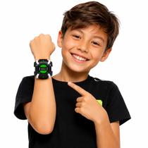 Relógio Digital Ben 10 Omnitrix Infantil c/ Som, Luz e Pulseira Ajustável