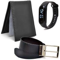 Relógio Digital + carteira e cinto