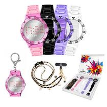 Relógio Digital Champion Troca Pulseiras CP40977C Prova D'Água 100m Relógio Digital Champion Troca Pulseiras CP40977C Prova D'Água 100m