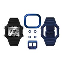 Relógio Digital Champion Yot Troca Pulseiras Azul-marinho Unissex 100m Relógio Digital Champion Yot Troca Pulseiras Azul-marinho Unissex 100m