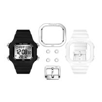 Relógio Digital Champion Yot Troca Pulseiras Branco Unissex 100m