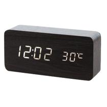 Relógio Digital Com LED De Mesa Com Alarme Despertador Data Temperatura RD180702