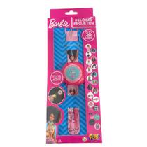 Relógio Digital com projetor Barbie - Fun Brinquedos