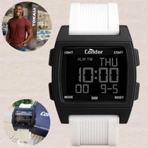 Relógio Digital Condor Masculino LED Esportivo Pulseira Silicone Resistente à Água CD0222