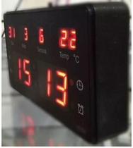 Relógio digital de led mesa 2011 vm calendário temperatura alarme - XT