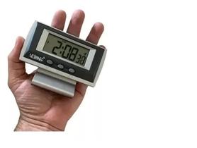 Relógio Digital De Mesa Calendário Despertador E Cromômero