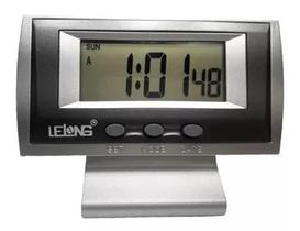 Relógio Digital De Mesa Calendário Despertador E Cromômetro