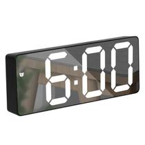 Relógio Digital de Mesa LED Elegante Com Despertador