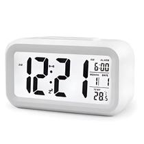 Relógio Digital de Mesa LED Retro Portátil Despertador