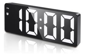 Relógio Digital De Mesa Led Temporizador Monitor De Temperat