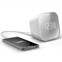 Relógio Digital De Mesa Philips Bivolt Com Despertador R4406