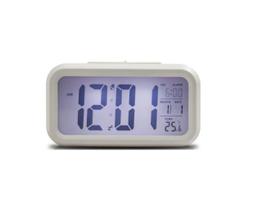 Relogio Digital de Mesa Sensor Temperatura Alarme Função Soneca Iluminação de Fundo