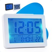 Relógio Digital Despertador Mesa Cabeceira Alarme Temperatura