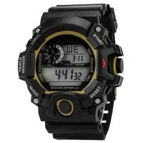 Relógio Digital Desportivo Digital LED Masculino, Relógios Eletrônicos de Fitness, Multifunções, Militares, Relógio - YIKAZE