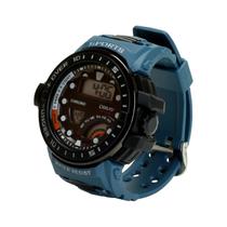 Relógio Digital Diray, A Prova D'água, 345G - Preto e Azul Relógio Digital Diray, A Prova D'água, 345G - Preto e Azul