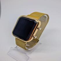 Relógio Digital Dourado