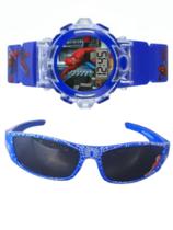 Relogio digital e musical com led , bone e oculos infantil masculino , do Homem Aranha , lancamentoy