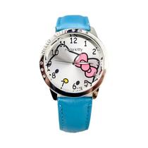 Relógio Digital Eletrônico Kawaii Hello Kitty Com Cinto De Diamante Para Meninas, Presente De