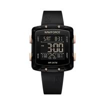 Relógio Digital Esportivo Feminino À Prova D'Água 50M NAVIFORCE, Relógio De Pulso LCD Quadrado