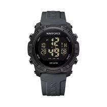 Relógio Digital Esportivo Masculino À Prova D'Água NAVIFORCE 7104 Com Display LCD, Pulseira De