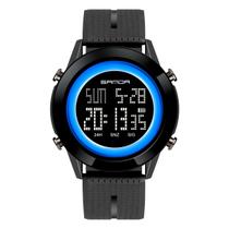 Relógio Digital Esportivo Masculino de Led Relógio de Pulso Eletrônico e Militar à Prova d'água Relógio Digital Esportivo Masculino de Led Relógio de Pulso Eletrônico e Militar à Prova d'água
