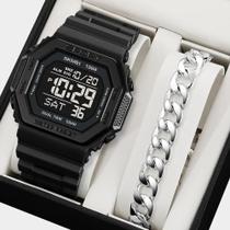 Relógio Digital Esportivo Militar SKMEI À Prova D'Água 5Bar Para Homens E Mulheres Com Cronômetro E