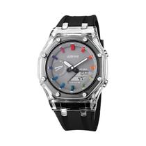 Relógio Digital Esportivo Multifuncional À Prova D'Água Para Homens Com Brilho Noturno