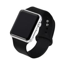 Relógio Digital Esportivo Unissex Simples Com LED E Pulseira De Silicone, Relógio Eletrônico Casual