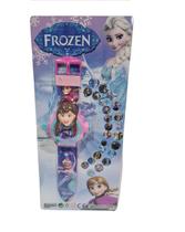 Relógio Digital Frozen Ana C/ Projetor de Imagens Infantil