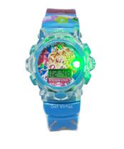Relógio Digital Infantil Barbie Musical Luzes Azul bebê 3d