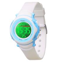 Relógio digital infantil Facasu à prova d'água com alarme de cronômetro
