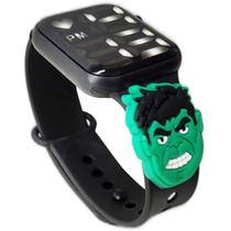 Relógio digital Infantil Incrível Hulk Resistente à Água