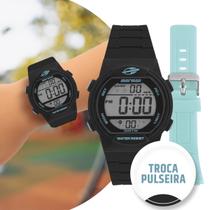 Relógio Digital Infantil Infanto Juvenil Masculino de Pulso com Pulseira de Silicone à Prova D Água Troca Pulseira Com Duas Pulseiras Mormaii Relógio Digital Infantil Infanto Juvenil Masculino de Pulso com Pulseira de Silicone à Prova D Água Troca Pulseira Com Duas Pulseiras Mormaii