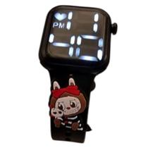 Relógio Digital Infantil Led Colecionável 2 Labubu - Smactudo Relógio Digital Infantil Led Colecionável 2 Labubu - Smactudo