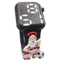 Relógio Digital Infantil LED Mascote São Paulo Futebol Clube - Smactudo Relógio Digital Infantil LED Mascote São Paulo Futebol Clube - Smactudo