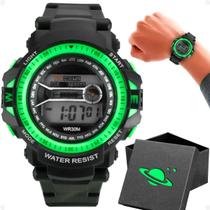 Relógio Digital Infantil Led Pulseira Silicone Ajustável + Relógio Digital Infantil Led Pulseira Silicone Ajustável +